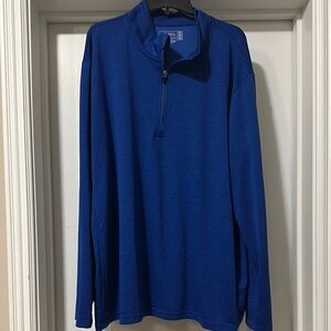 Russell Athletic Blue Zip Up Sweater